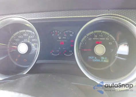 2011 Ford Shelby Gt500 z USA, uszkodzony, nr VIN 1ZVBP8JS8B5127844